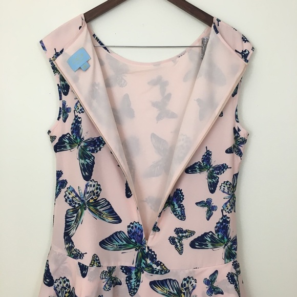 CeCe by Cynthia Steffe Floating Butterflies Dress - Picture 4 of 8